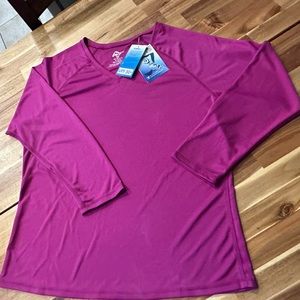 Kanu Surf Women’s Active Swim| Workout Long-sleeve Top| NWT
